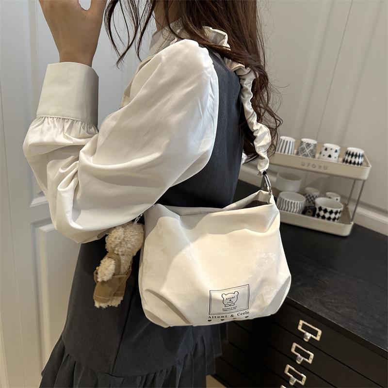 Foreign Style Casual Handbag Bag Women's 2025 New Fashion Simple Niche Versatile Commuter Shoulder Messenger Bag