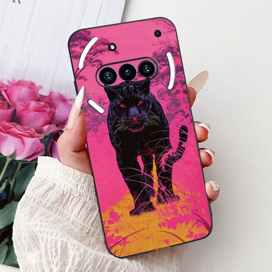 For Nothing Phone 3A 2025 Case A059 Fashion Flower Cats Cartoon Silicone Soft Shockproof Cover For Nothing Phone3A 3A Pro Bumper