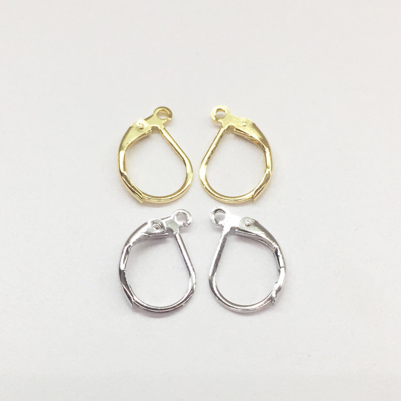 DIY D-Shaped French Hook Earring and Pearl Stud Accessories D-shaped French Hook