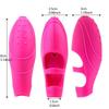 G-point Vibrating Finger Cover Portable Silicone Vibrator Waterproof Finger Vibrator Masturbator Adult Sex Toy for Women