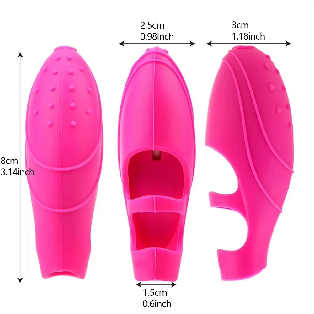 G-point Vibrating Finger Cover Portable Silicone Vibrator Waterproof Finger Vibrator Masturbator Adult Sex Toy for Women