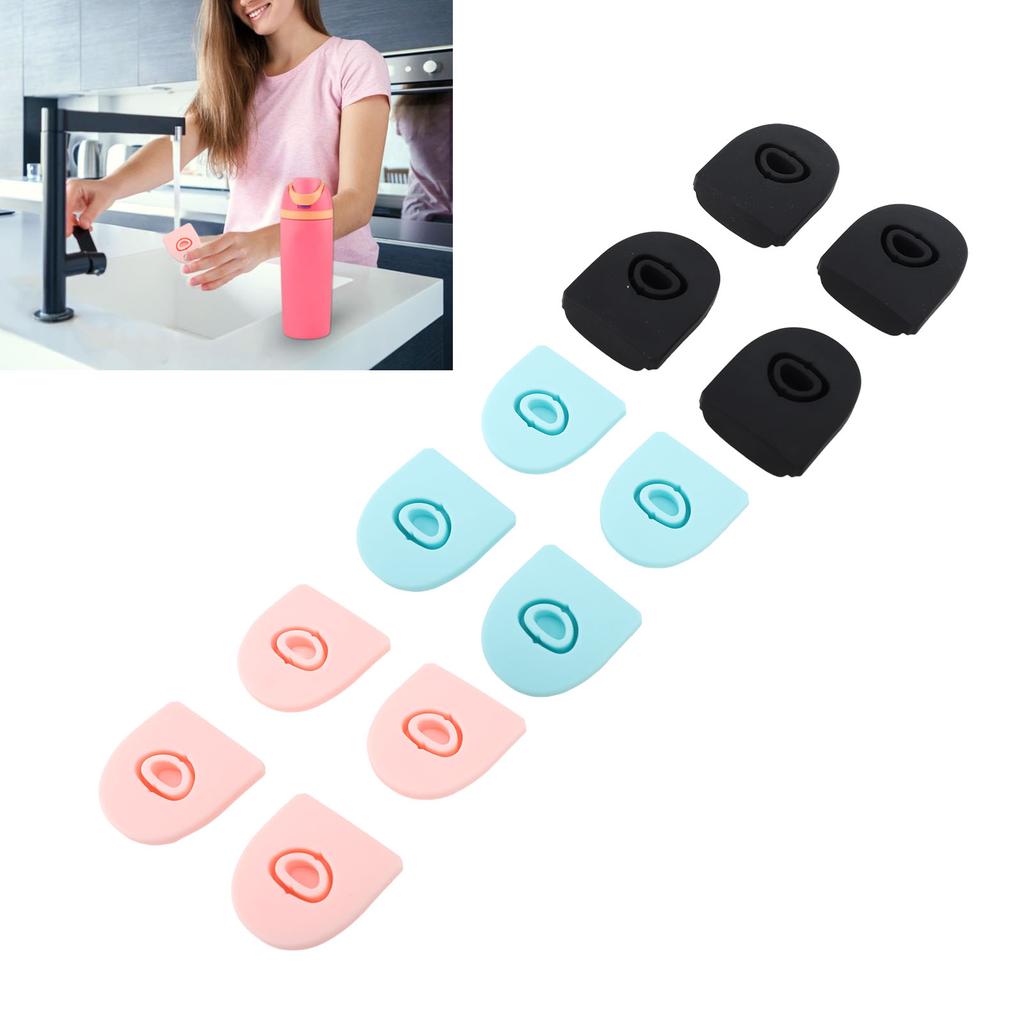 4 Stück Ersatzstopfen Kompatibel für FreeSip Silikon Auslaufsicherer Deckelstopper Wasserflasche T