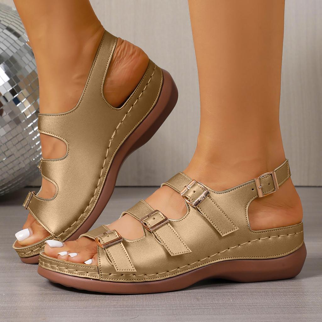 Platform Wedge Sandals Lightweight Summer Strap Casual Vacation Sandals Sandals Women Size 38 Wedge Sandals For Women Thong