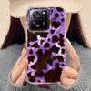 Fashion Gold Leopard INS Print Women Phone Case for Xiaomi 13T 14T 11 Lite NE Poco X5 M6 Pro X6 X7 X3 Pro NFC C65 C61 M5S Cover