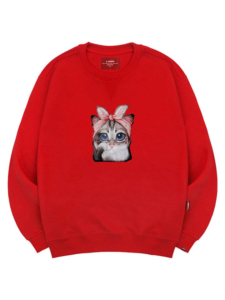 Ellamo Baby Cat Sweatshirt Unisex Big Size S~4Xl (Type A)