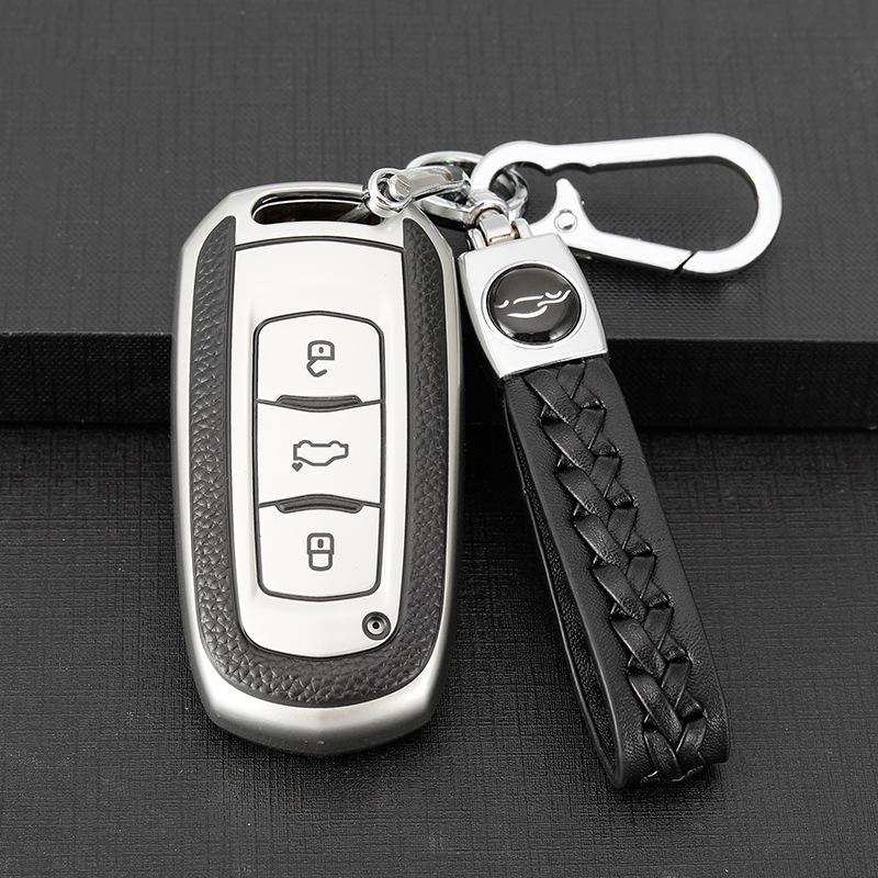 Geely Boyue Key Case for 16/18 Models, Boyue PRO Key Bag with Buckle for Men and Women