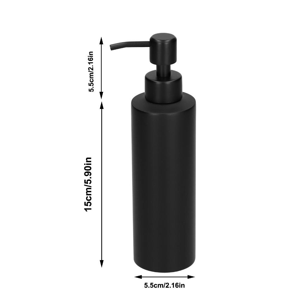 350ml Capacity Soap Dispenser Black Liquid Soap Dispenser Practical Hand Soap Dispenser Home Hotel