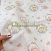 100% Cotton Korean Style Cartoon Kitten Floral Fabric for Women's & Children's Clothing, Family Outfits, Homewear, DIY Projects