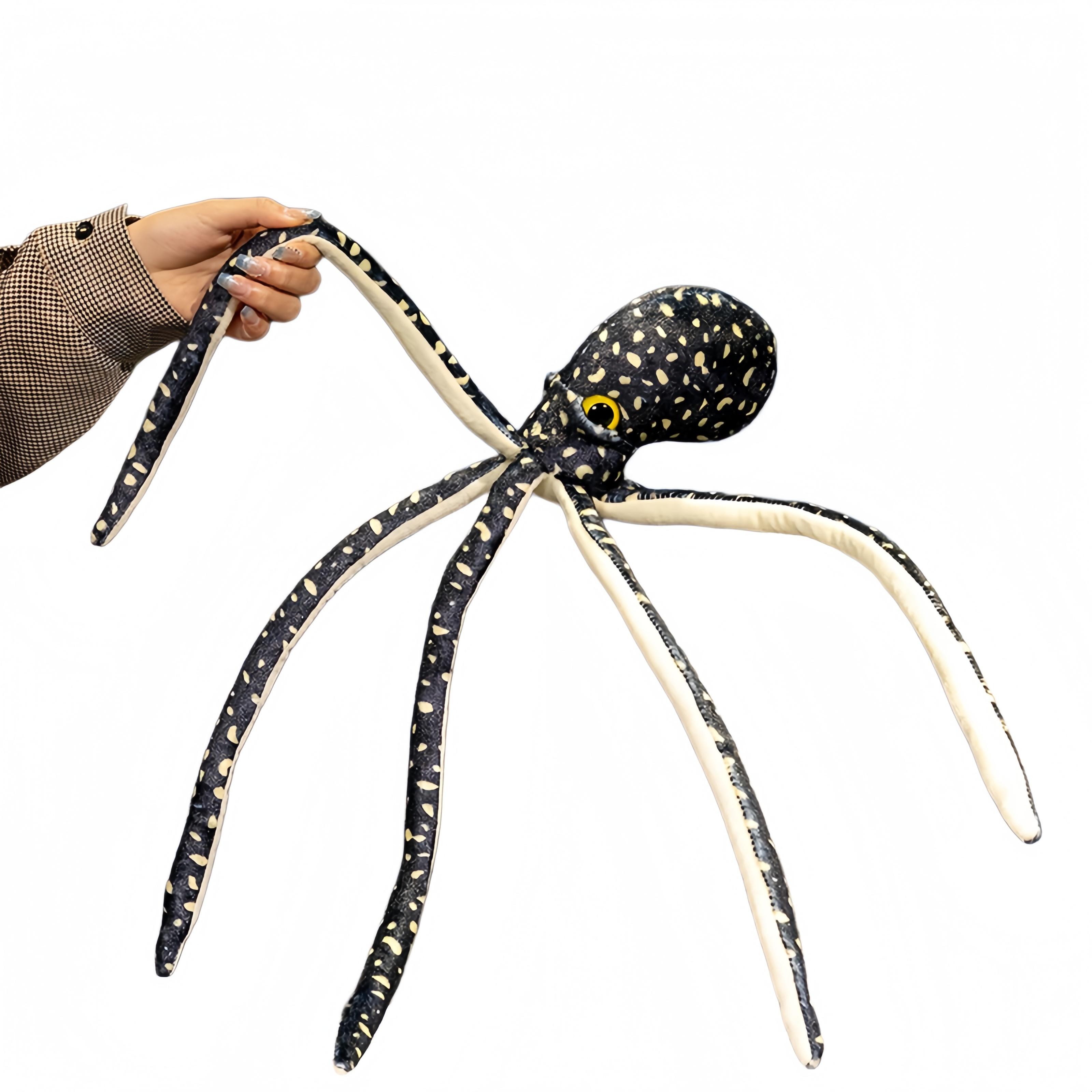 Blaugeringter Oktopus Plüschtiere Simulierte Oktopus Stoffpuppe Weiche Kinderspielzeuge Kawaii Heimdeko Spielzeug Kreative Geburtstagsgeschenke