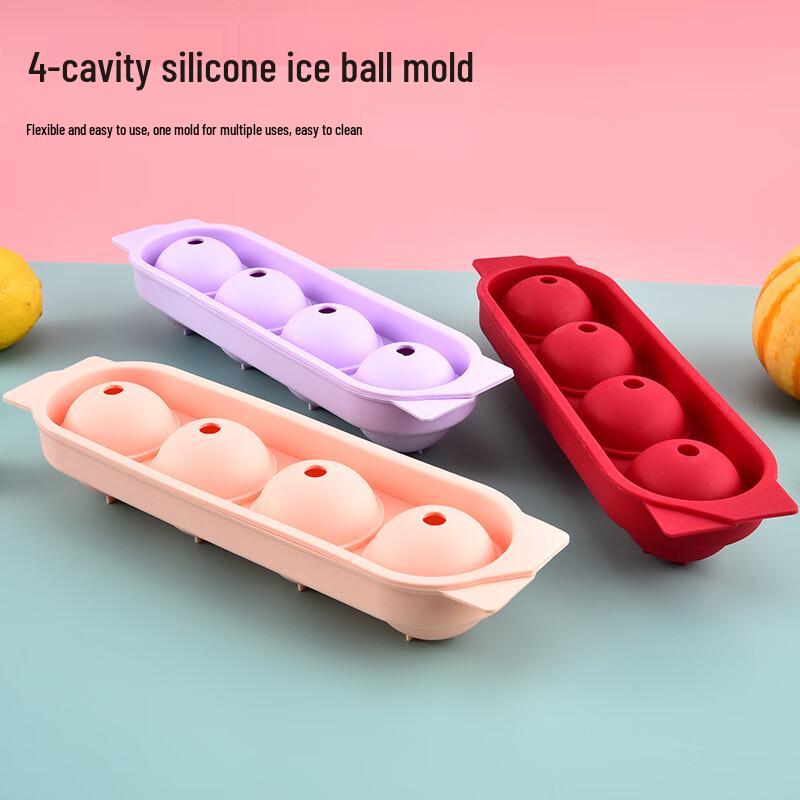 Silicone Spherical Ice Cube Tray