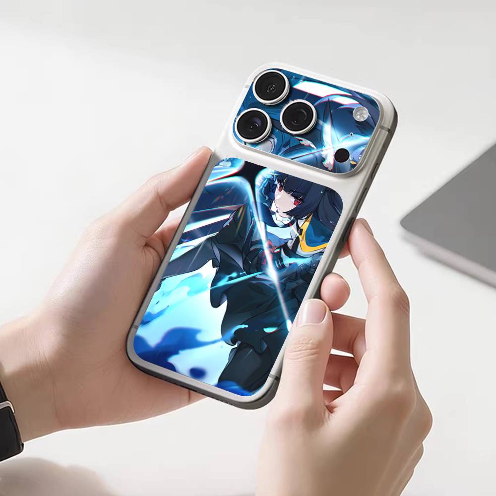 Hoshimi Miyabi ZZZ Back Protective Decal Skin Wrap Sticker for iPhone 17 Pro 17 Pro Max
