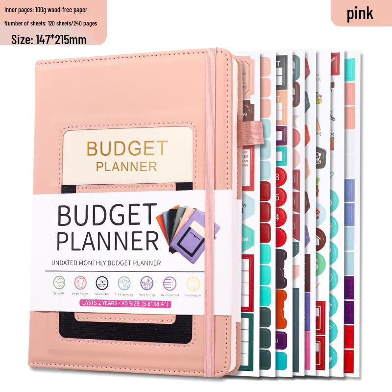 Undated Budget Book: Expense Tracker, Bill Manager & Financial Planner