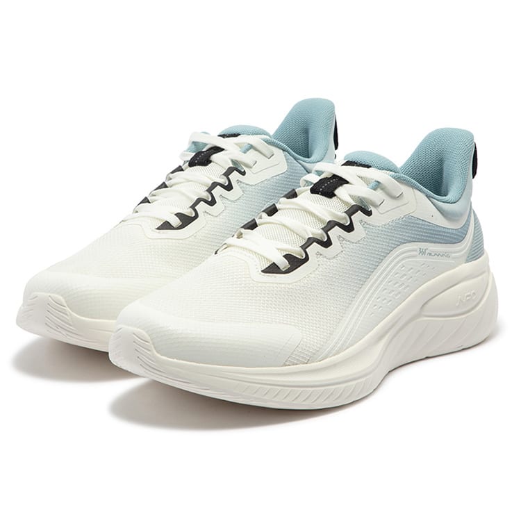 361 Slip Resistant Abrasion Resistant Slip Resistant Abrasion Resistant Low top Running Shoes Men's White Blue 672432205F-2