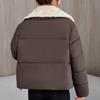 Fashion Women's Winter Jackets Faux Fur Collar Casual Thick Short Parkas Female Warm Coat