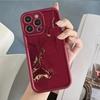 Premium Marble Texture Illustration Phone Case for iPhone 17 16 15 14 13 12 11 Series Pro Max Plus Double Layer Protection