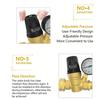 Adjustable RVs Water Pressure Reducer Valves For Long Lasting Performances Professional Copper Pressure Regulator Valves