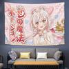 Anime-Wandteppich Y2K Harajuku Wandbehang Schlafzimmer Wohnzimmer Studentenwohnheim Ästhetischer Wandteppich Heimdekoration