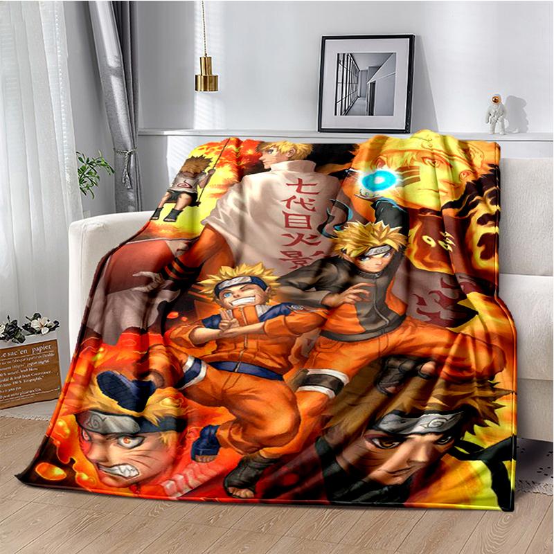 3D N-Naruto Cartoon Anime I-Itachi Flannel Blanket Soft Warm Throw Blanket for Bedroom Living Room Bed Travel Camping Picnic Kid