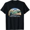 Vintage Mount Everest, Nepal Klippklättring Bouldering T-shirt(1)