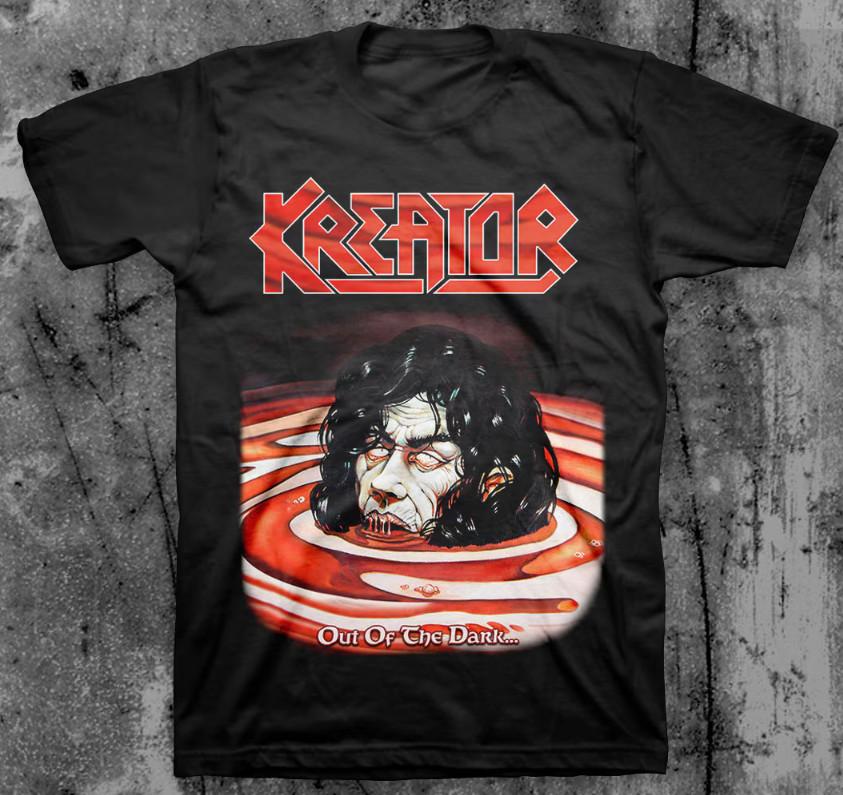 Vtg KREATOR Band Out Of The Dark Cotton Black All Size Unisex Shirt BL336 Unisex T-Shirt S