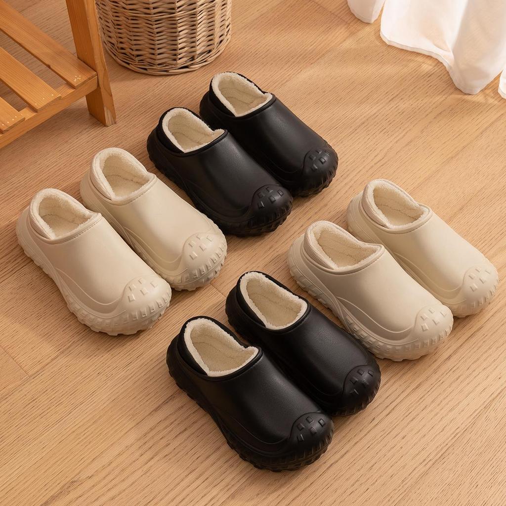 Lidani Non-Slip Waterproof Cotton Slippers for Nurses and Doctors - Unisex Winter Indoor Shoes