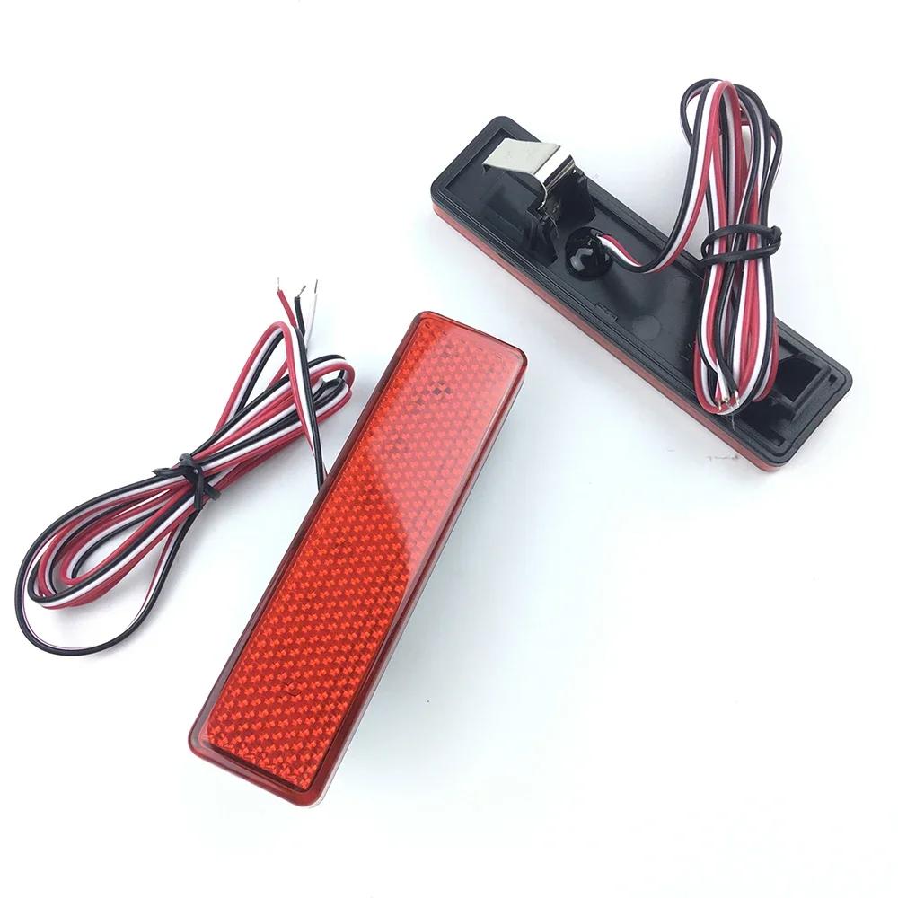 For Renault Trafic Master For Nissan Primastar For Opel Vauxhall Vivaro Movano A Car Red Lens Led Rear Bumper Reflector Light
