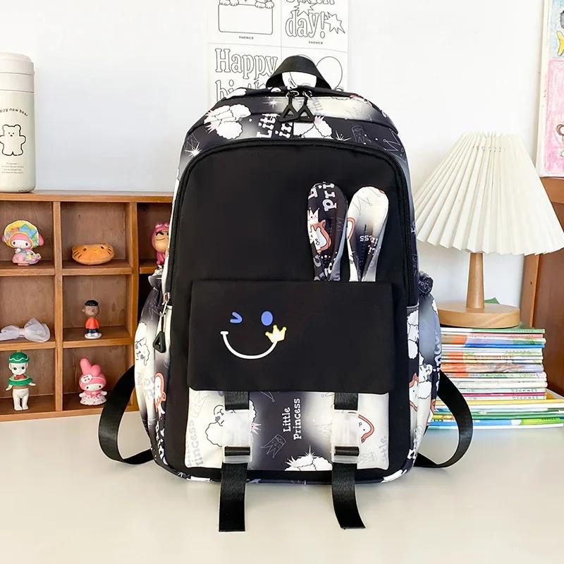 Children Shoulder Bag Foreign Cartoon Korean Version Trend Student Schoolbags Large Capacity High Value Travel Bag