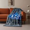 Blue Ruch Chorzów Logo print blanket soft and cozy perfect for the living room bed sofa or a nap,gift