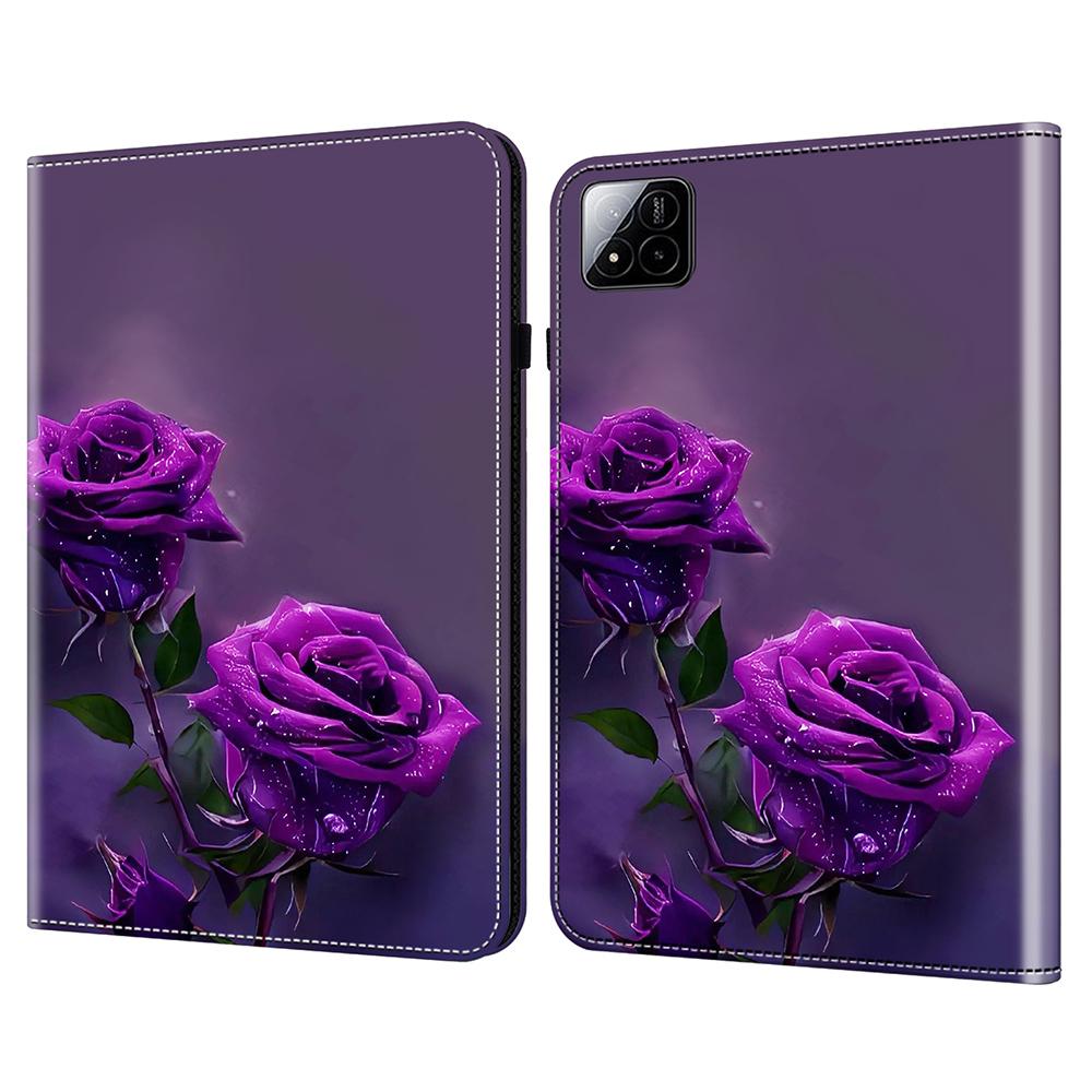 Für Xiaomi Pad 7/7 Pro Hülle Flip Ständer Leder Tablet Cover Muster bedruckt