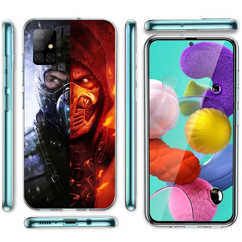 Mortal Kombat Phone Case For Samsung Galaxy A52 A32 A22 A12 A51 A31 A50S A30S A20S A10S Note 20 Ultra 10 Plus S10 A72 A71 Galaxy