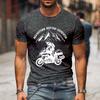 Funny Mountain Adventure Motorcycle T-shirts Harajuku Fashion Men T Shirt Adventure Before Dementia Shirts for Men Women