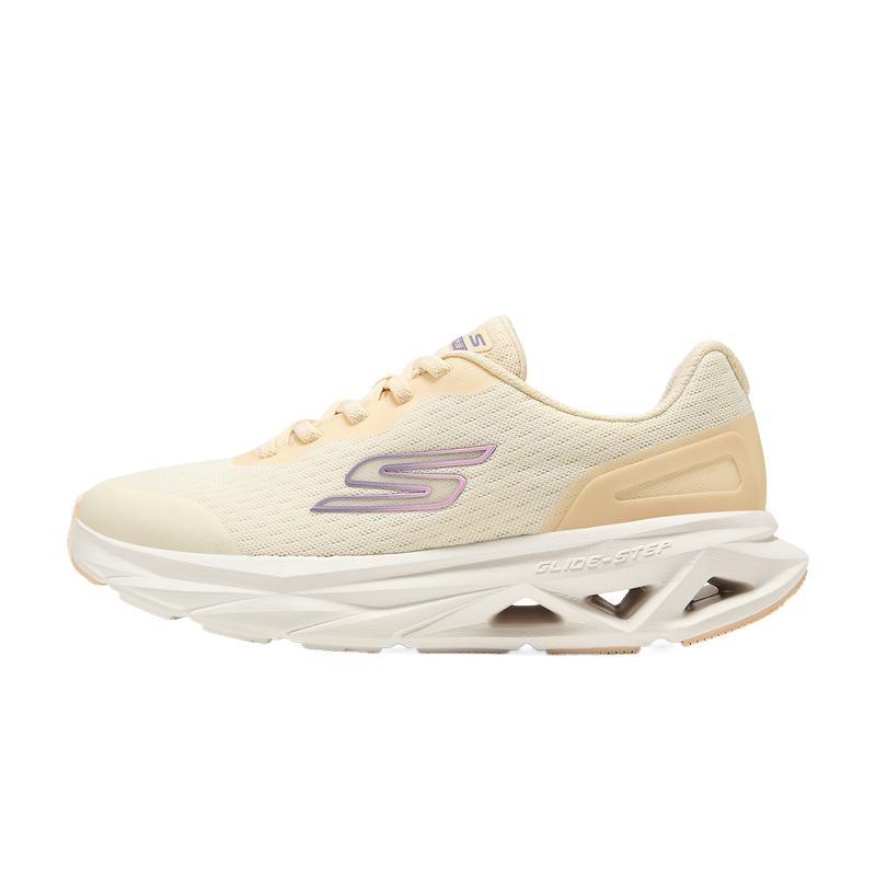 Skechers Go Series Comfortable Fitting Round Toe Mesh Low Top Running Shoes Women sneakers 129826-NAT 37