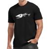 European Size Fish Bone Print Men's Round Neck Short Sleeve Tee Fashion Regular Fit T-Shirt Top For Spring Summer Holiday Leisure Vacation