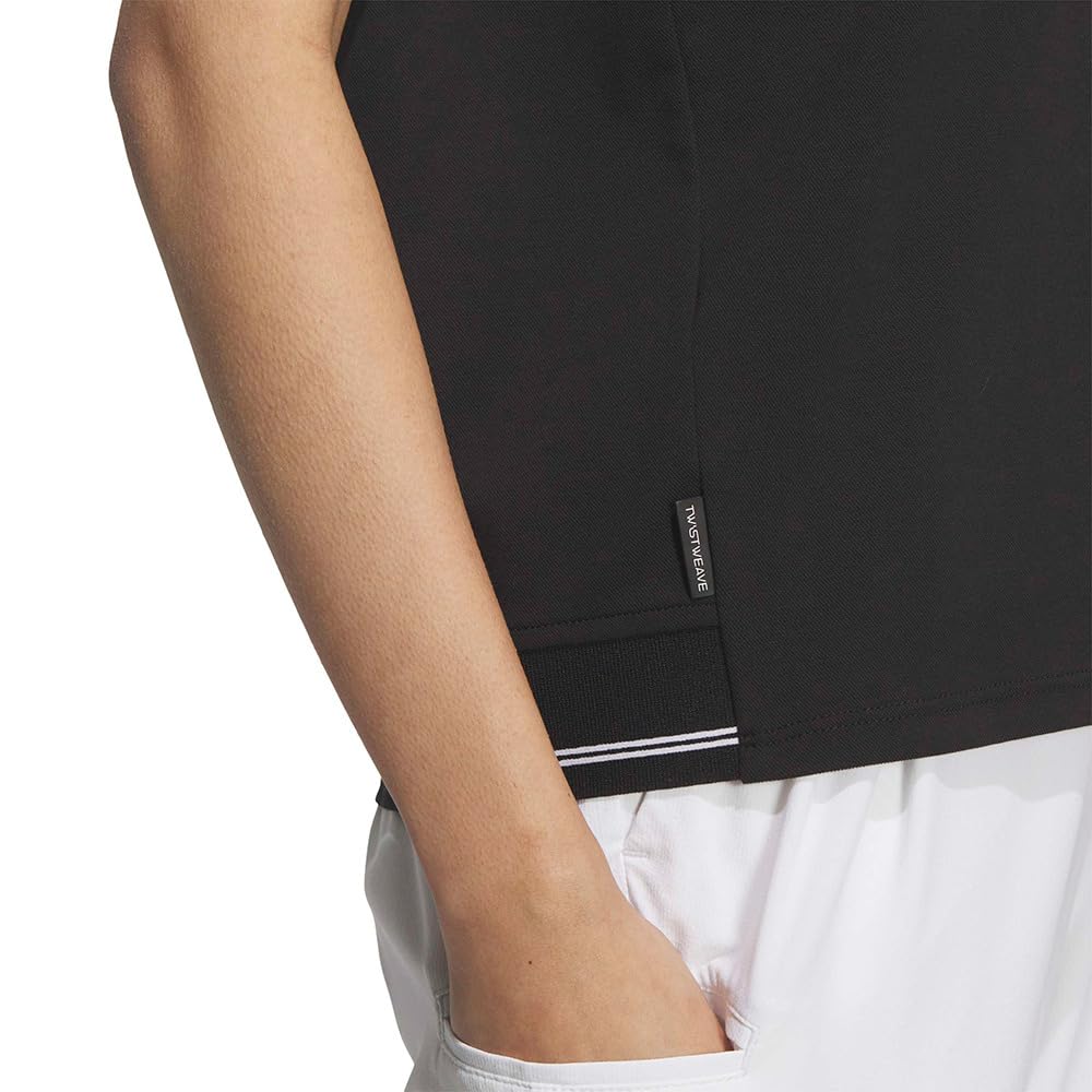 Golf TWISTKNIT Box Silhouette Short Sleeve Shirt for Black [Adidas Golf] Women,