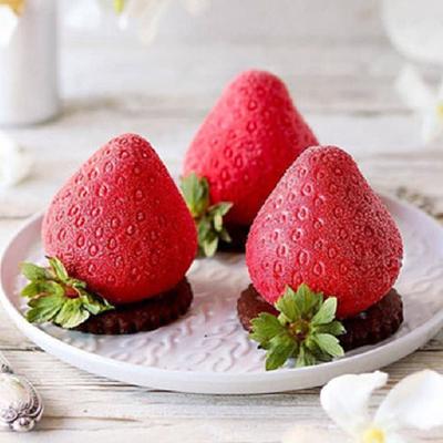 Fruit Strawberry Silicone Mold Fondant Chocolate Jelly Making Cake Tools Decorating DIY Plaster Clay Resin Art