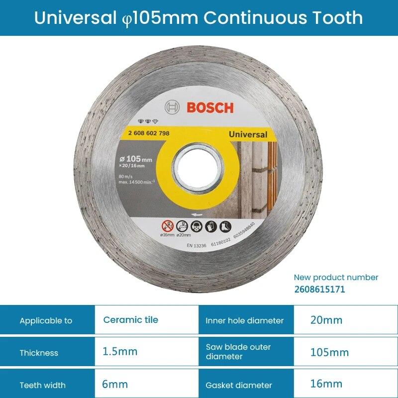 Bosch Universal Cutting Disc Grinding Wheels 105-230mm Diameter Marble Saw Universal Saw Blade For Marble Concrete Stone Granite