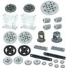 MOC Technical Parts Set - Gear, Liftarm, Cross Axles, Pin, Beam & Panel Bulk Building Blocks for Car Models