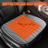 12V Heated Car Seat Cushion 17.72"x17.72" Thick Memory Foam Seat Protector Pad Anti-Slip Bottom Car Seat Pad for Car Office Home Use