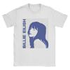Unisex Minimalist Pop Art Billie Eilish TShirt Soft Cotton Crew Neck Short Sleeve Retro 90s Music Fan Casual Graphic Top