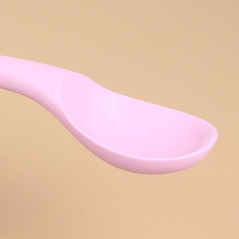 Silicone Spoon Small Spoon With Long Handle Heat Resistant Easy To Clean Non-Stick Rice Spoons Tableware Utensil Kitchen Tool