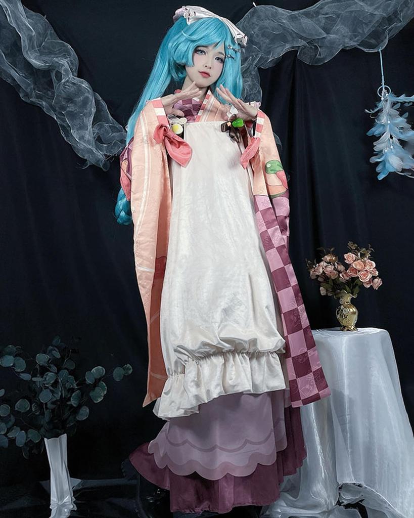 Hatsune Miku Cosplay Halloween Japanese Hakama SNOW MIKU Snow Miku 2024 [milky Time]