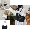 2024 Summer Fashion Stylish Pearl Chain Casual Shoulder Bag Large Tote For Women