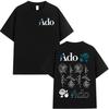 Ado 2025 World Tour Hibana T Shirt Men Women Clothing Fashion T-shirt High Quality Cotton Casual Short Sleeve Oversized T-shirts