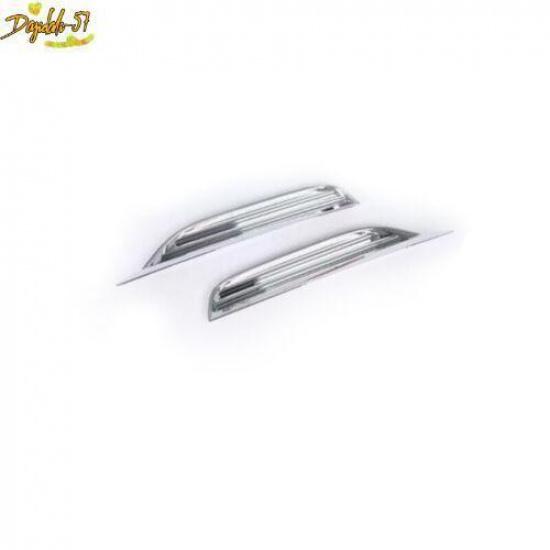Fit For 2018- Honda For Jazz ABS Chrome Rear Fog Light Lamp Strip Trim