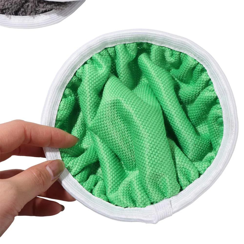 6Pcs Washable Swiffer Replace Mop Cloth No Shedding Reusable Microfiber Mop Cloth Soft Thicker Mop Replacement Cloth Bathroom