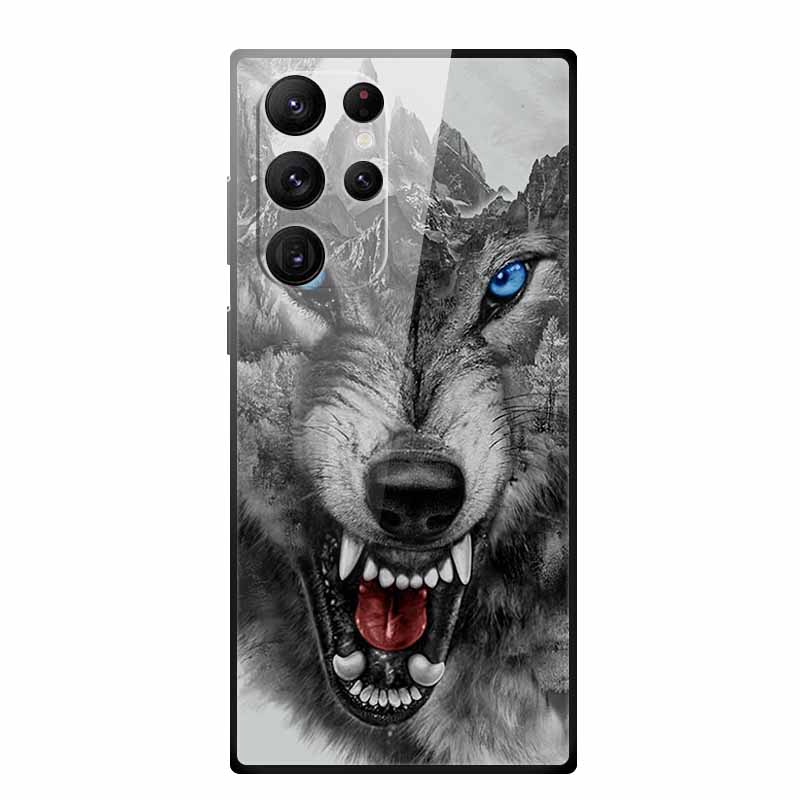 Gehärtetes Glas Case Für Samsung Galaxy S25 Ultra Case S 25 Ultra Hartes Rückseiten Cover Weicher Stoßfänger Für Samsung S23 S22 S24 Ultra Case