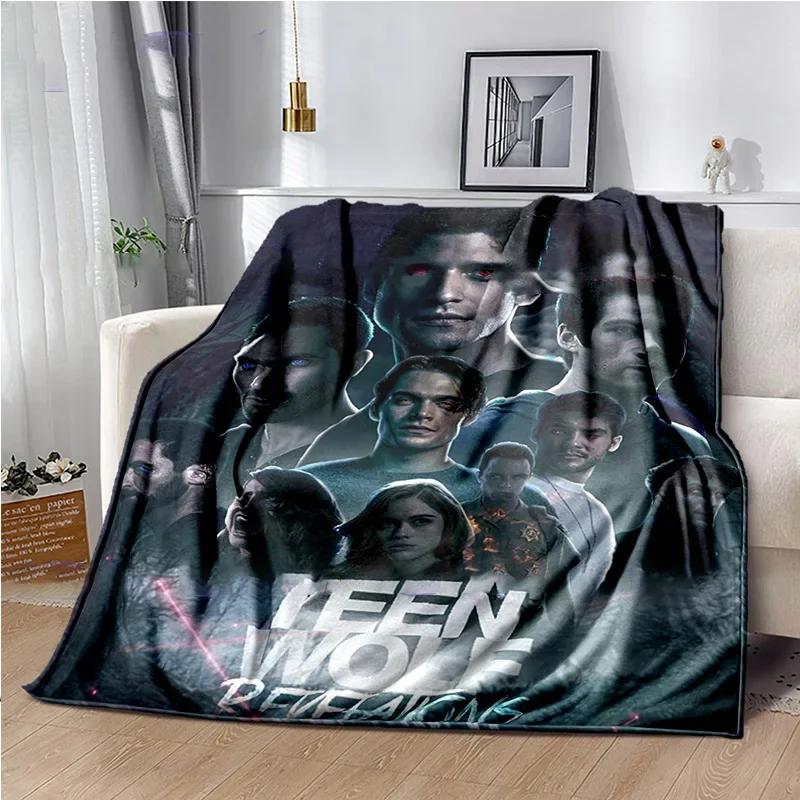 Teen Wolf Film Decke Warm Plüsch Gemütlich Zuhause Überwurfdecke für Bett Sofa Couch Leichte Reise Decke Sofa Steppdecke Geschenke