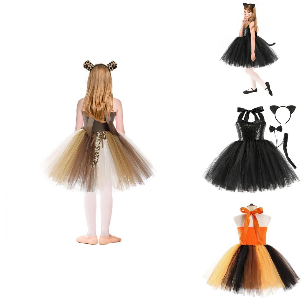 Niedliches und bequemes Giraffen-Tiger-Halloweenkostüm für Kinder