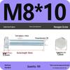 8.8 Grade Galvanized Hex Head Bolt, High-Strength M4-M30