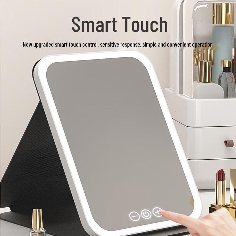 Smart Adjustable LED Desktop Makeup Mirror